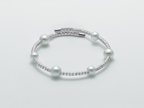 Bracciale Perle e Zirconi BR725B